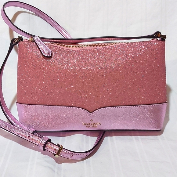 NWOT KATE SPADE Glitter LOLA Crossbody Bag - Picture 2 of 4